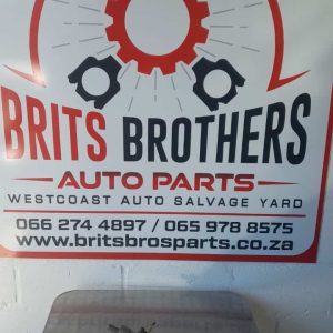 Used brake master cylinder for Mercedes W202 shown from the front with mounting points visible.Used brake mast