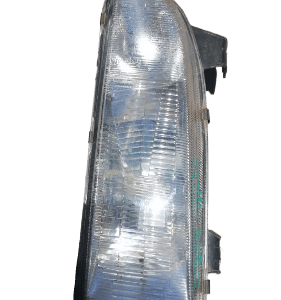 Left side headlight for Hyundai H100 bus, shown from the front angle, clean and new condition.Left side headli