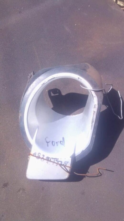 Right side spotlight cover for Ford Ranger T6, used condition, shown front angle on white background.Right sid
