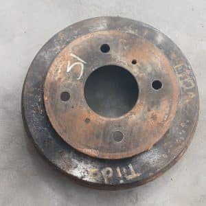 Nissan Tiida Rear Brake Drum – front view