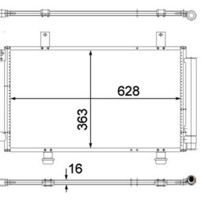 Suzuki SX4 A/C Condenser 08 14 – main product image