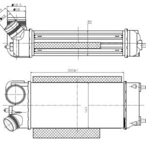 Ford Fiesta Intercooler 08 17 (1.6 TDCi / DV6) – main product image