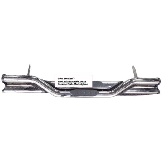 Toyota Hilux D4D 05 Rear Chrome Pipe Bumper (TJM) – main product image
