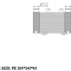 Ford Ranger/Everest / Mazda BT50/B2500TD/Drifter Intercooler 97 13 (2.5 TD/3.0 DIT/CRDI/TDCI/TDI) – main product image