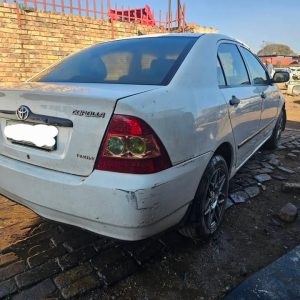 Reliable 2003 Toyota Corolla 1.4 4ZZ Stripping for Spares | OEM Used Toyota Parts South Africa – front view