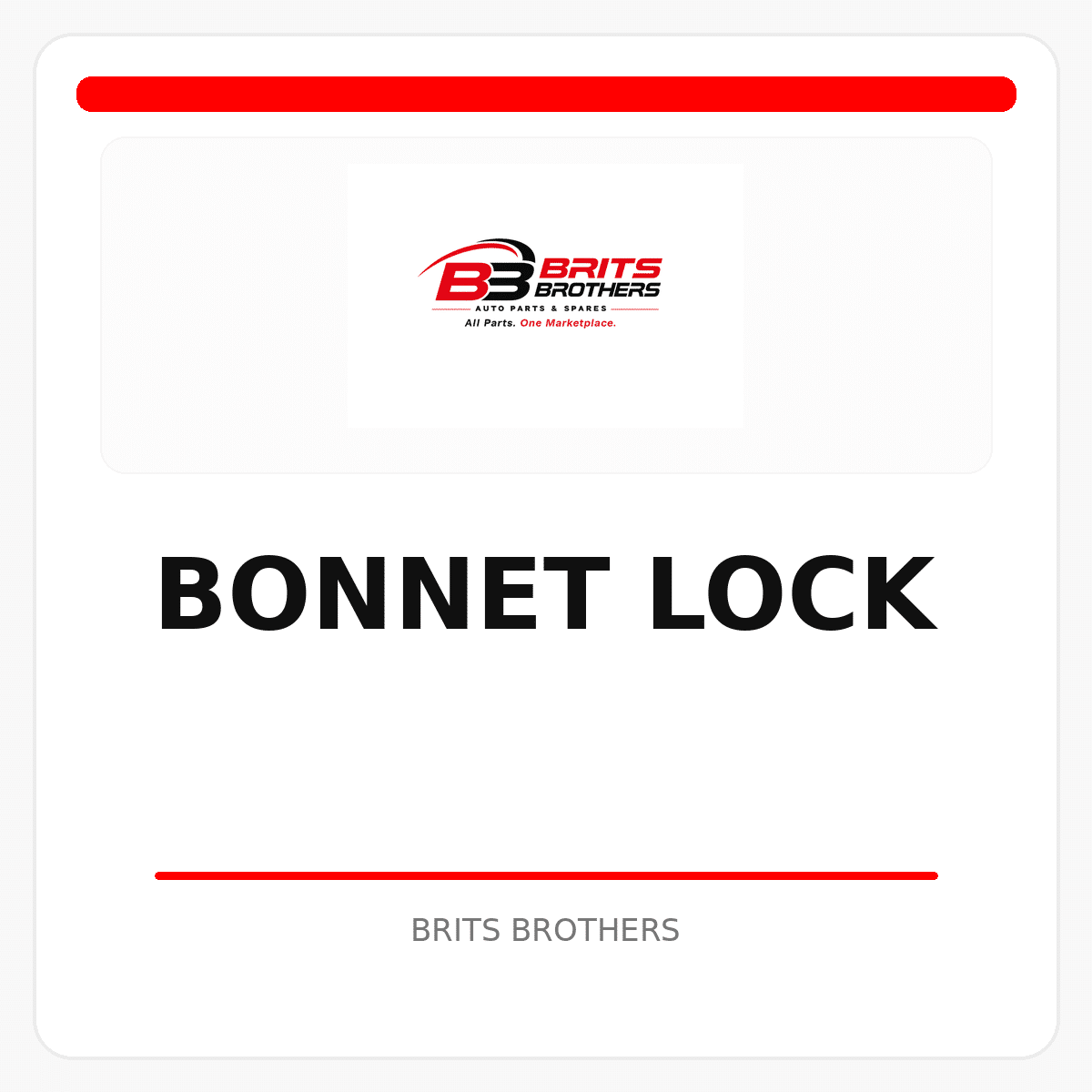 Bonnet Lock
