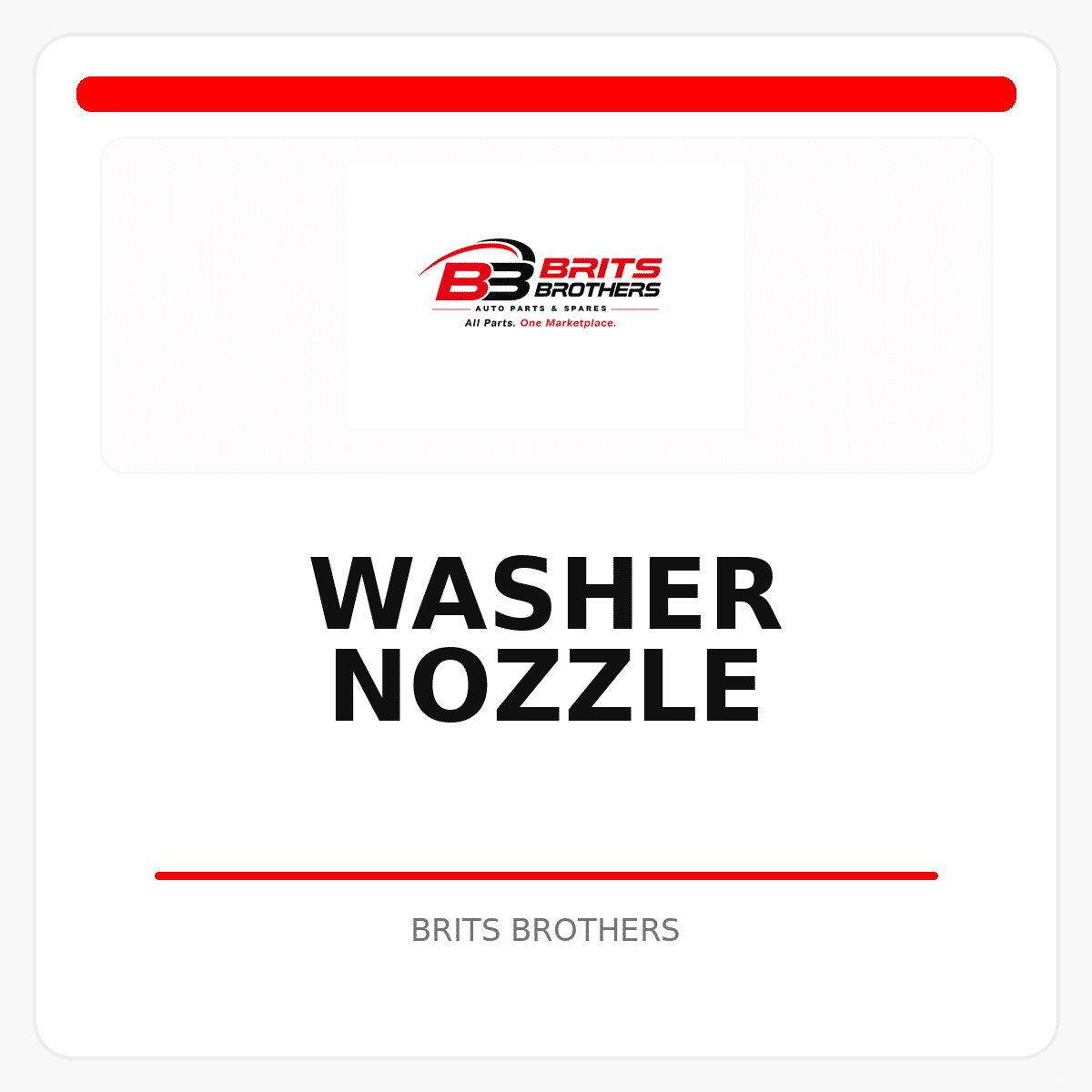 Washer Nozzle